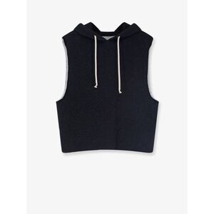 Rick Owens Men Certified Wool And Cotton Sleeveless Sweatshirt